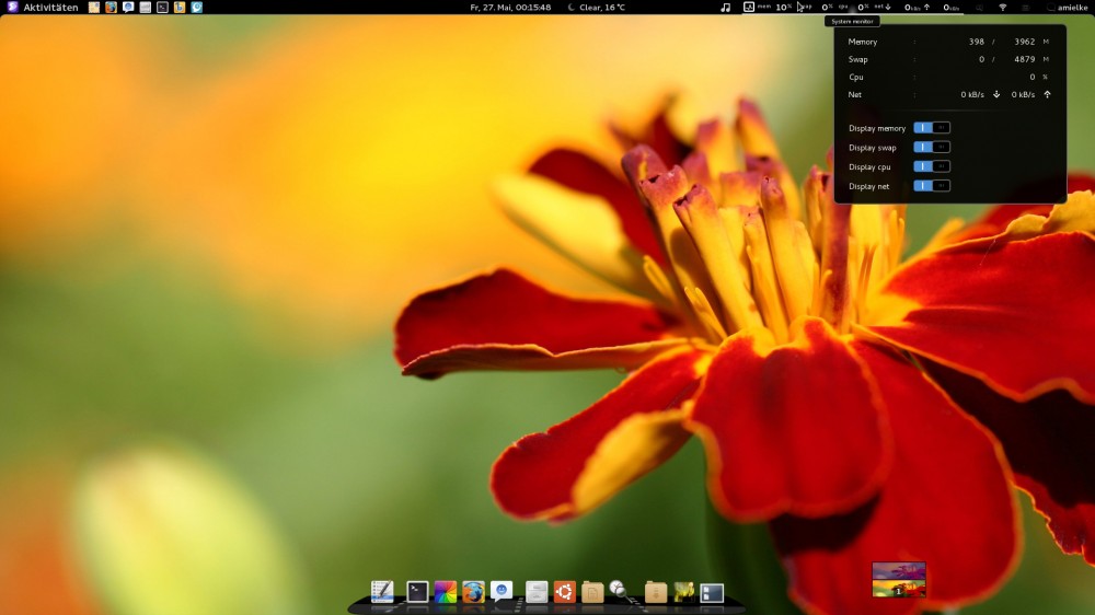 Desktop Gnome3 Screenshot 